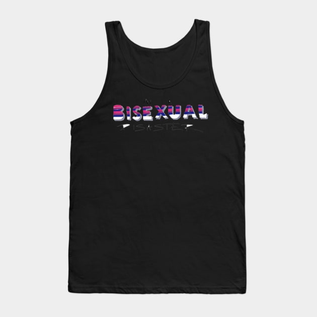 I'm A Bisexual Diaster Tank Top by nora-hope